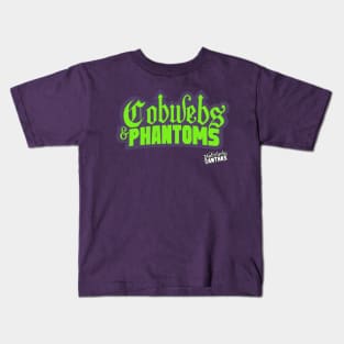 Cobwebs & Phantoms - Halloween Logo Kids T-Shirt